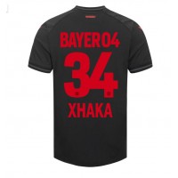 Pánský Fotbalový dres Bayer Leverkusen Granit Xhaka #34 2023-24 Domácí Krátký Rukáv